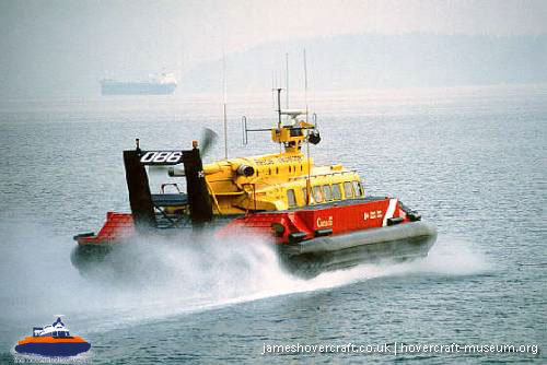 SRN6 with the Canadian Coastguard -  (credit: The <a href='http://www.hovercraft-museum.org/' target='_blank'>Hovercraft Museum Trust</a>).